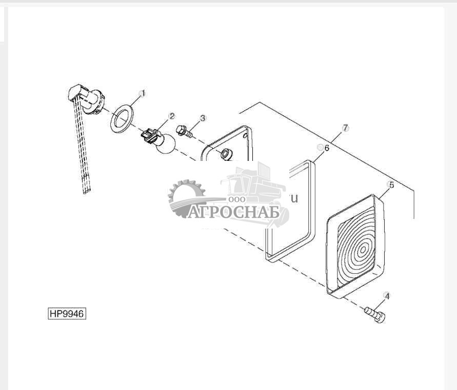 Задние огни 